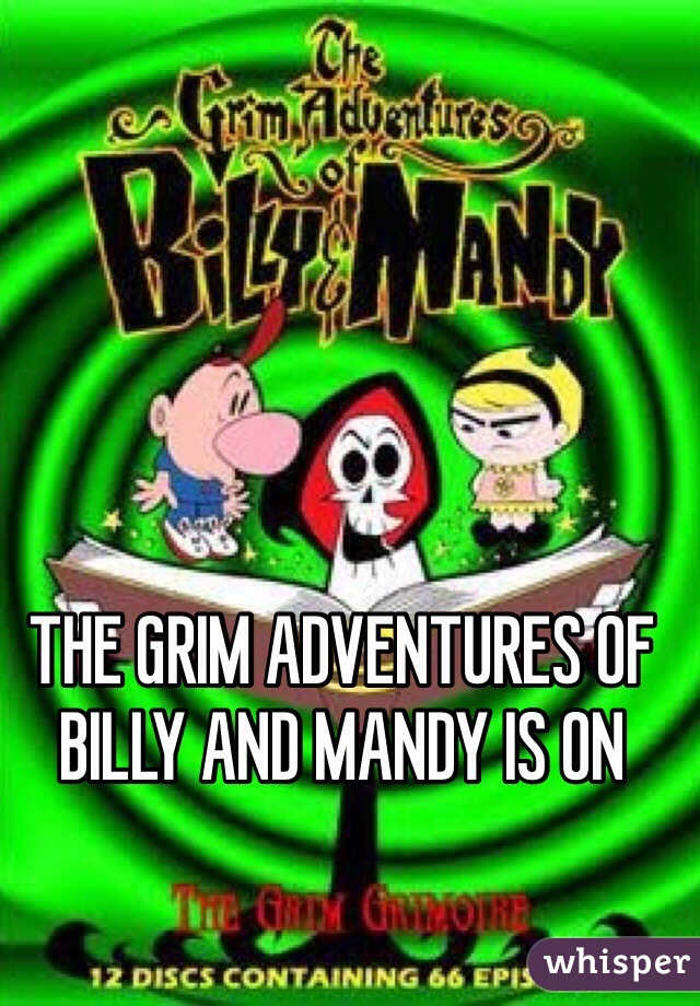 THE GRIM ADVENTURES OF BILLY AND MANDY IS ON 