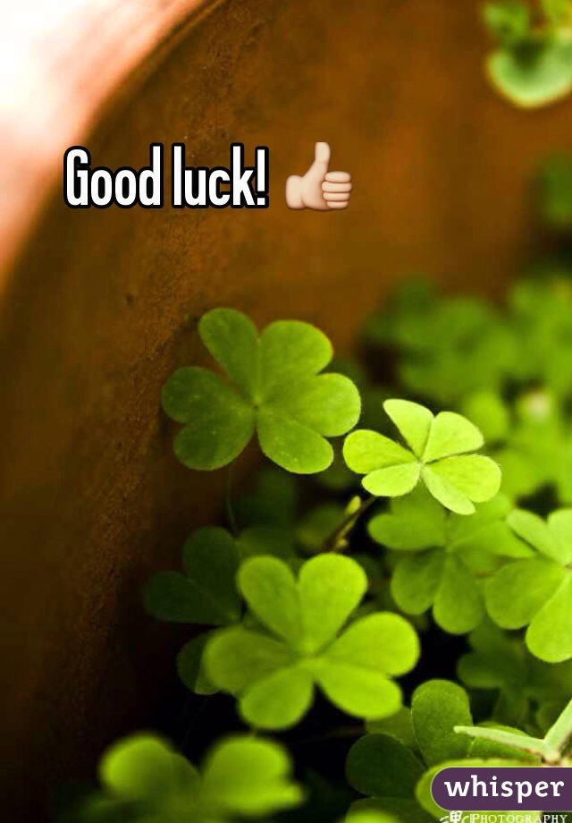 Good luck! 👍