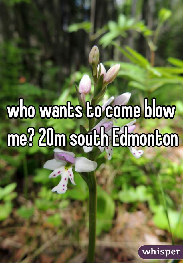 who wants to come blow me? 20m south Edmonton