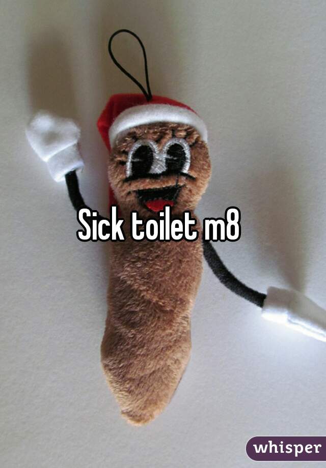 Sick toilet m8 