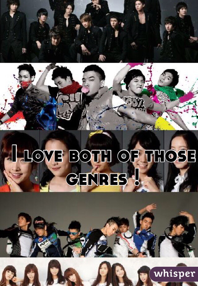 I love both of those genres ! 