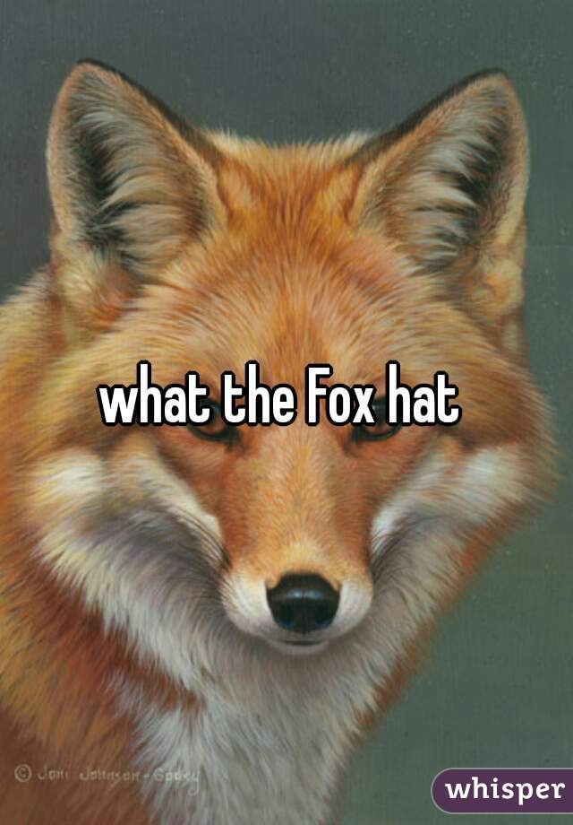 what the Fox hat 
