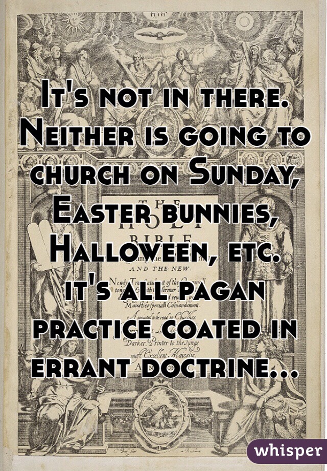 It's not in there. Neither is going to church on Sunday, Easter bunnies, Halloween, etc. 
it's all pagan practice coated in errant doctrine...