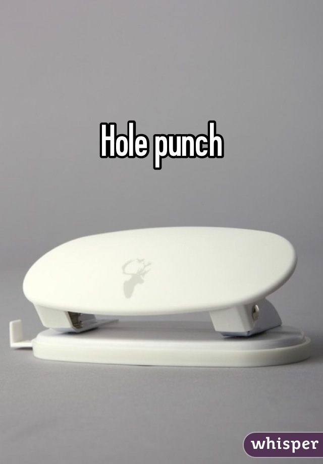 Hole punch 
