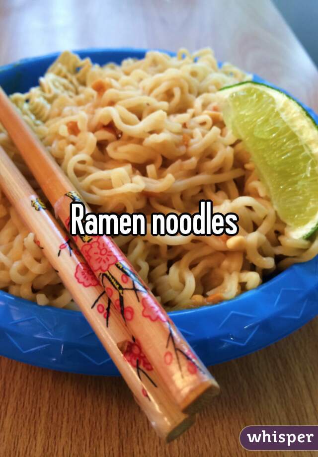 Ramen noodles 