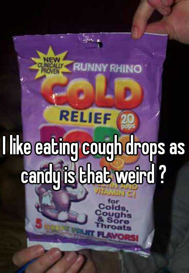 Why Does Eating Candy Make Me Cough