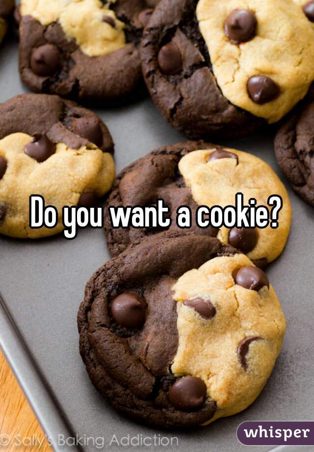 Do you want a cookie?