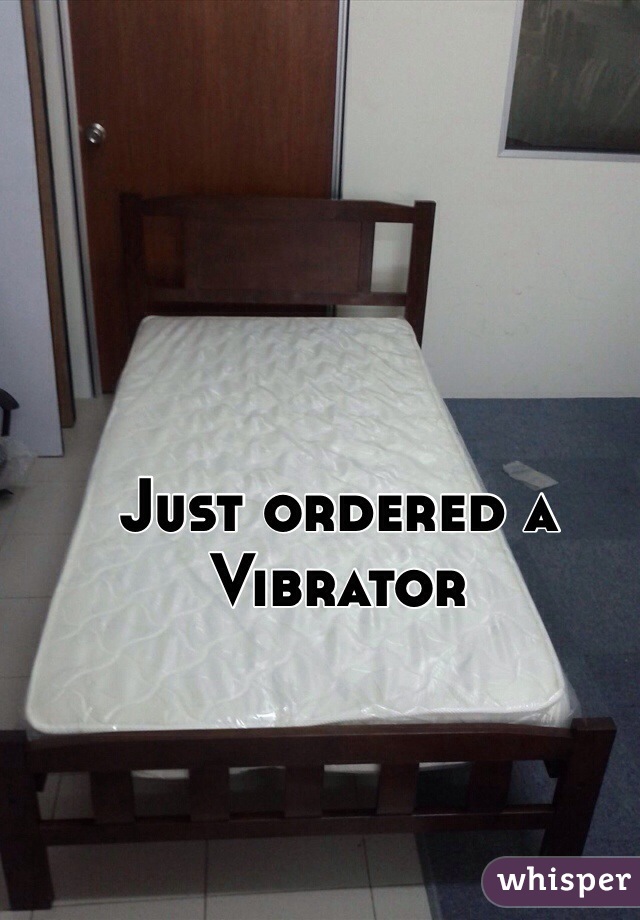 Just ordered a Vibrator