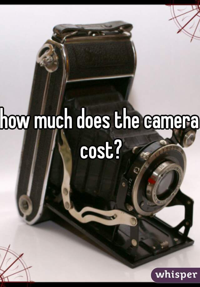 how much does the camera cost?