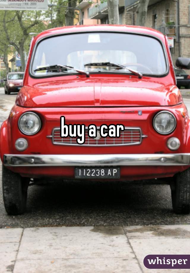 buy a car 
