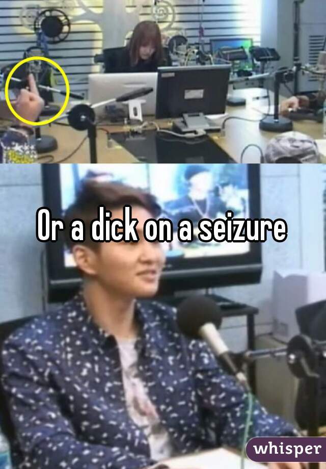 Or a dick on a seizure