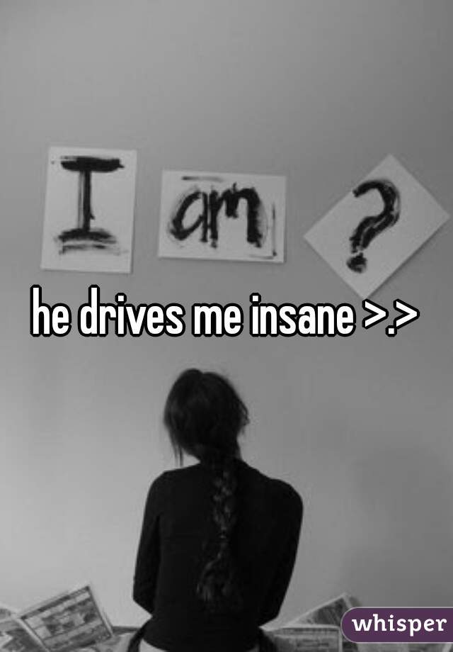 he drives me insane >.>