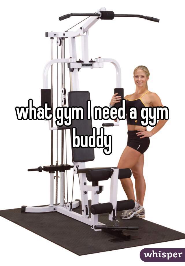 what gym I need a gym buddy 