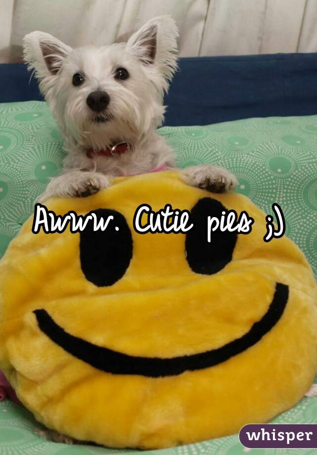 Awww. Cutie pies ;)