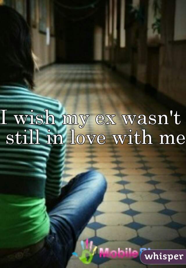 I wish my ex wasn't  still in love with me
