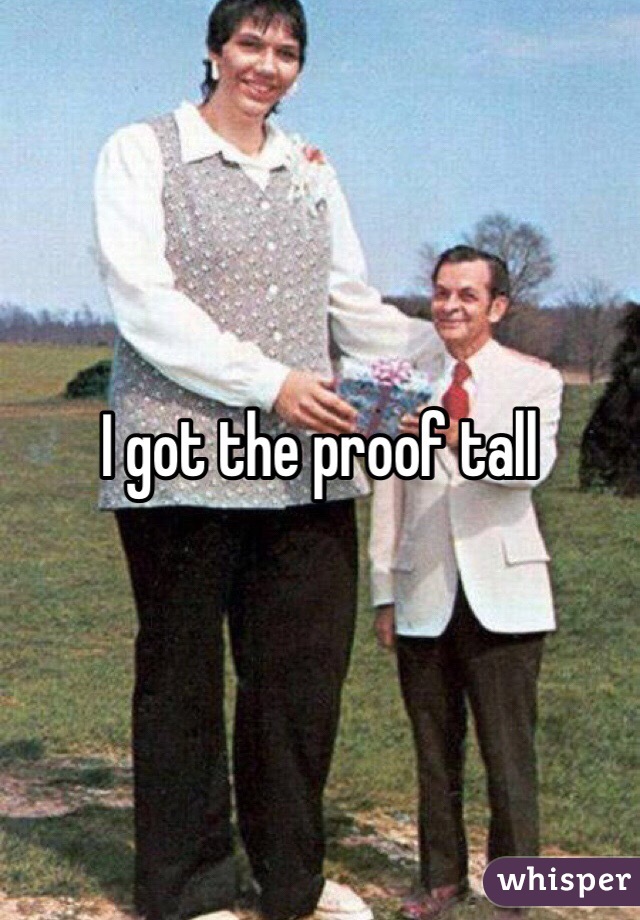 I got the proof tall 