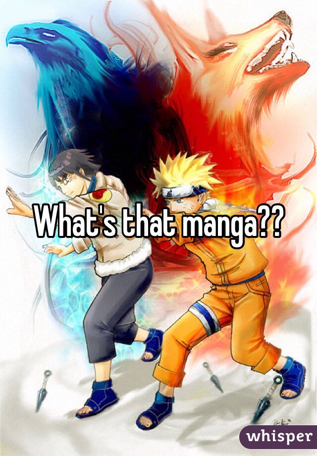 What's that manga??