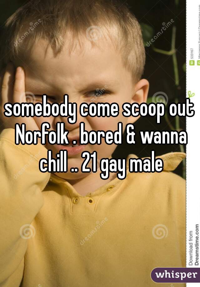 somebody come scoop out Norfolk . bored & wanna chill .. 21 gay male