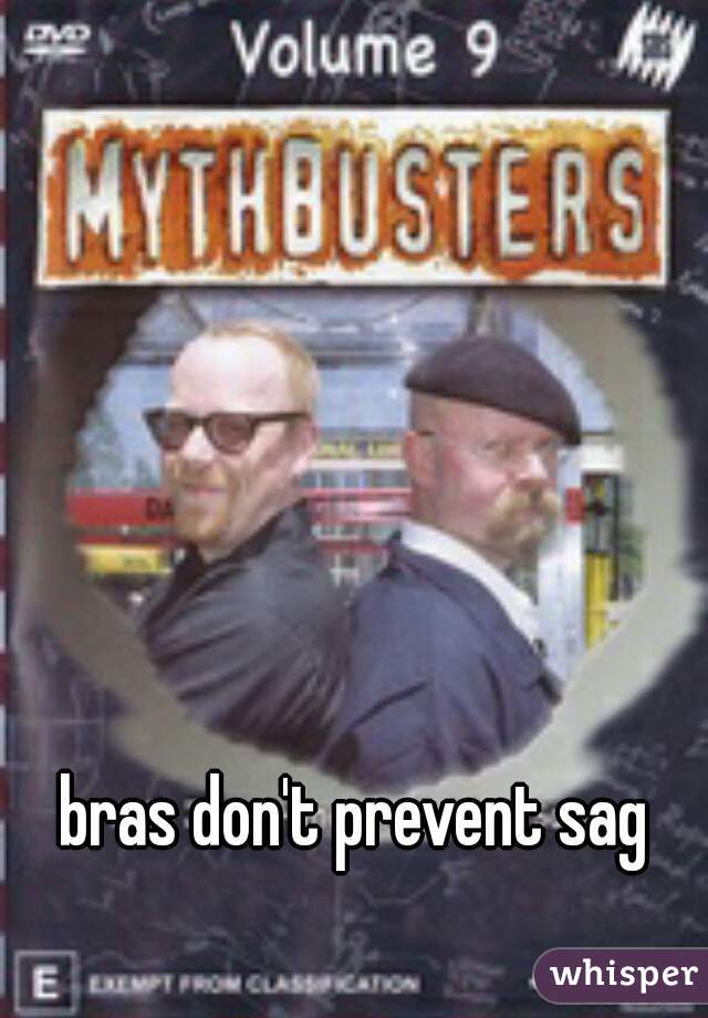 bras don't prevent sag