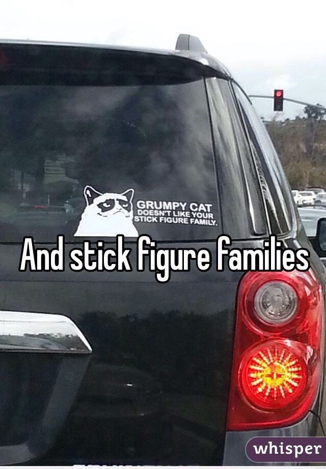 And stick figure families
