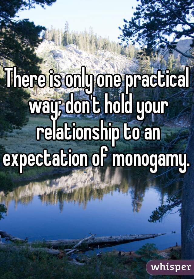 There is only one practical way; don't hold your relationship to an expectation of monogamy.  