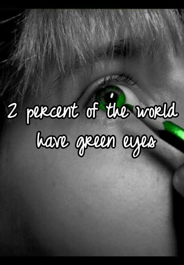 2-percent-of-the-world-have-green-eyes