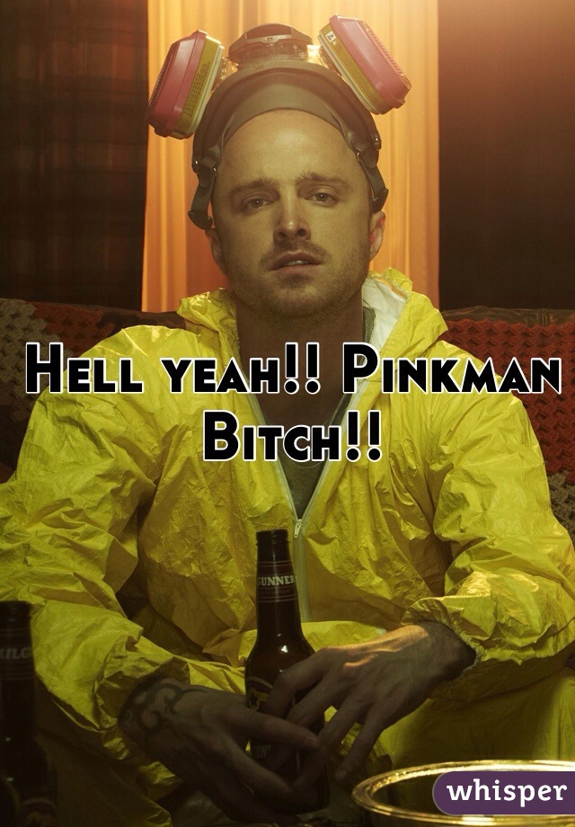 Hell yeah!! Pinkman Bitch!!