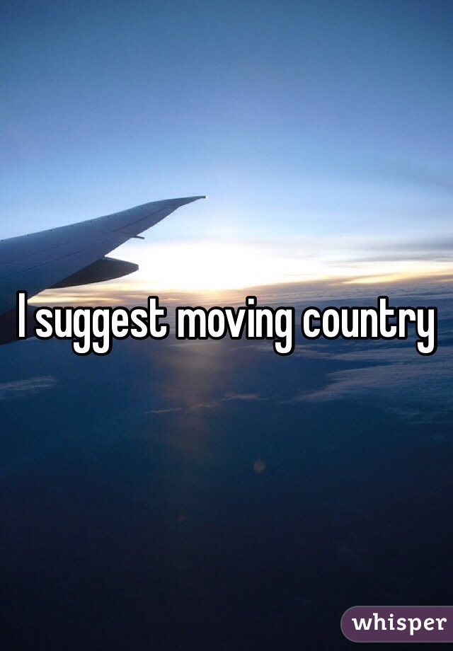 I suggest moving country