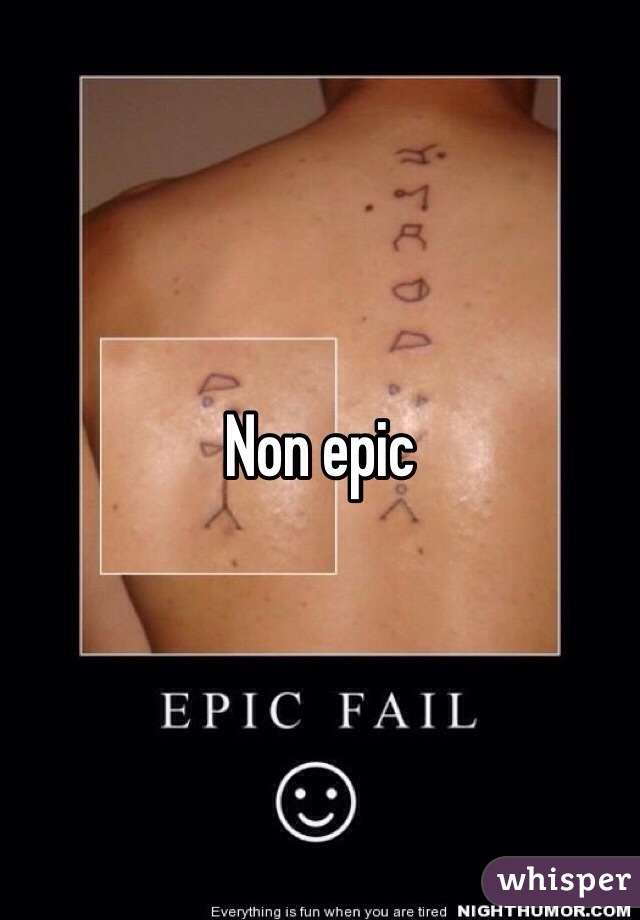 Non epic 