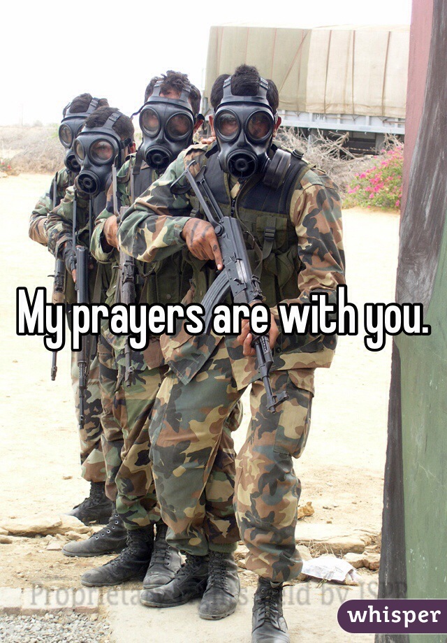 My prayers are with you. 