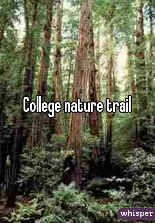 College nature trail