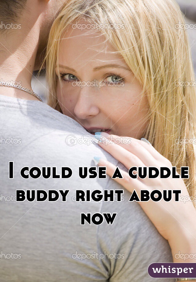 I could use a cuddle buddy right about now