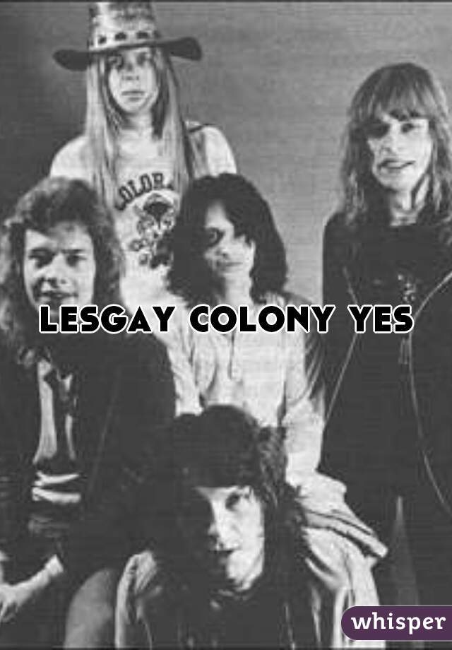 lesgay colony yes