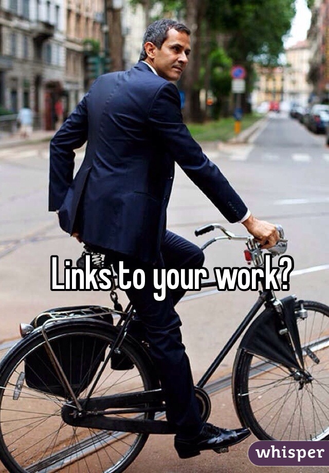 Links to your work?