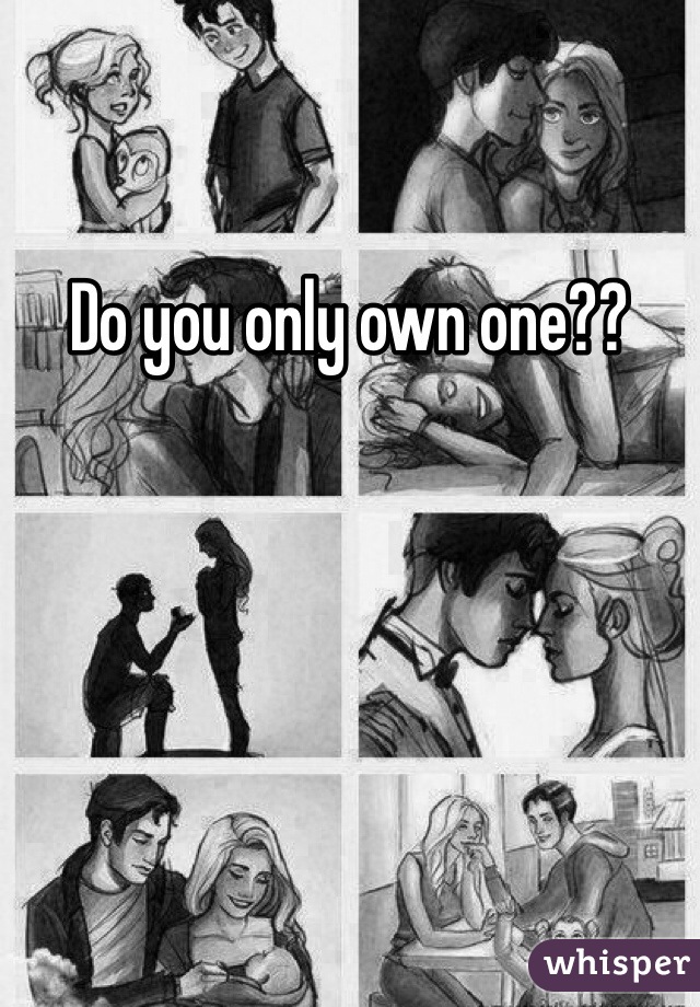 Do you only own one??