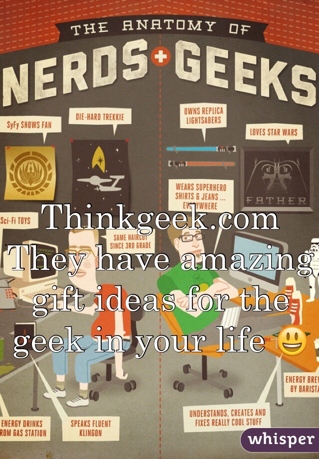 Thinkgeek.com 
They have amazing gift ideas for the geek in your life ðŸ˜ƒ