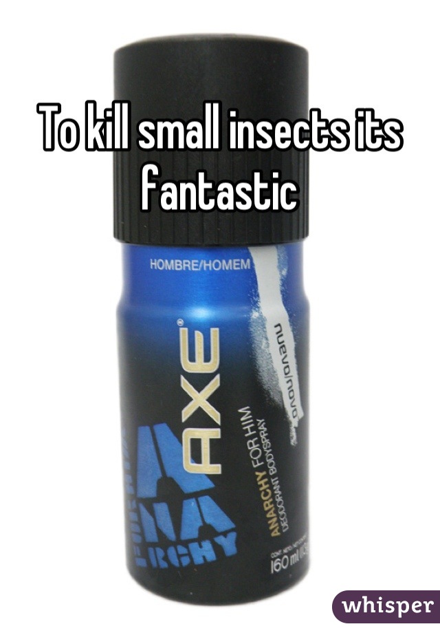 To kill small insects its fantastic