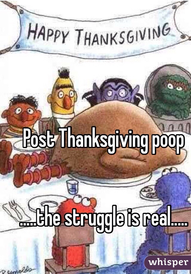 Post Thanksgiving poop


.....the struggle is real.....