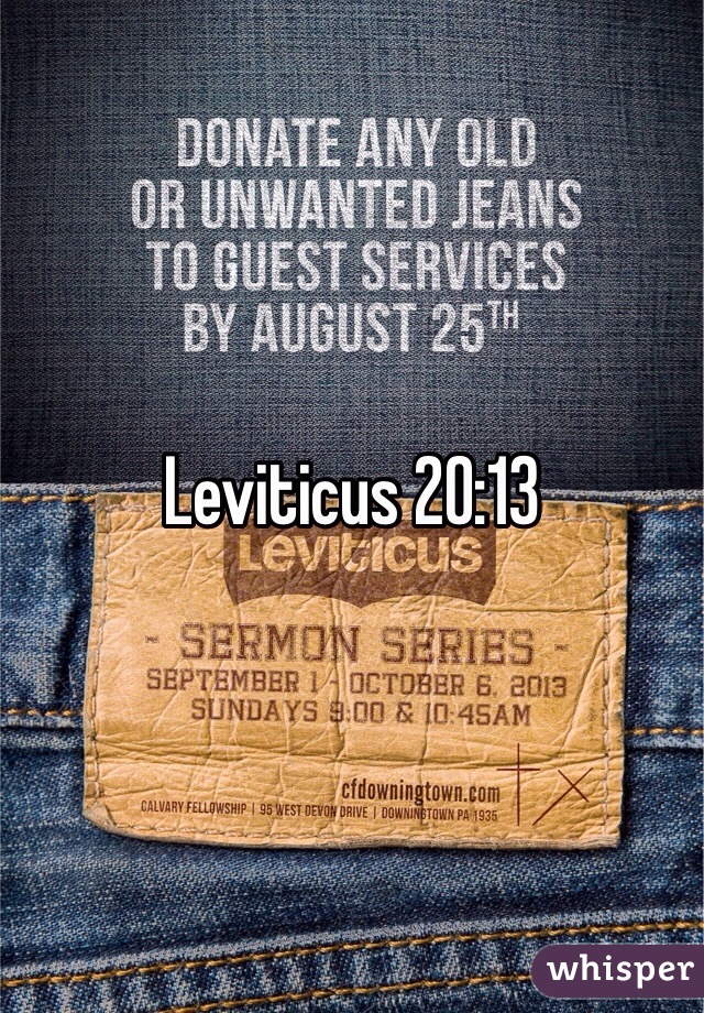Leviticus 20:13