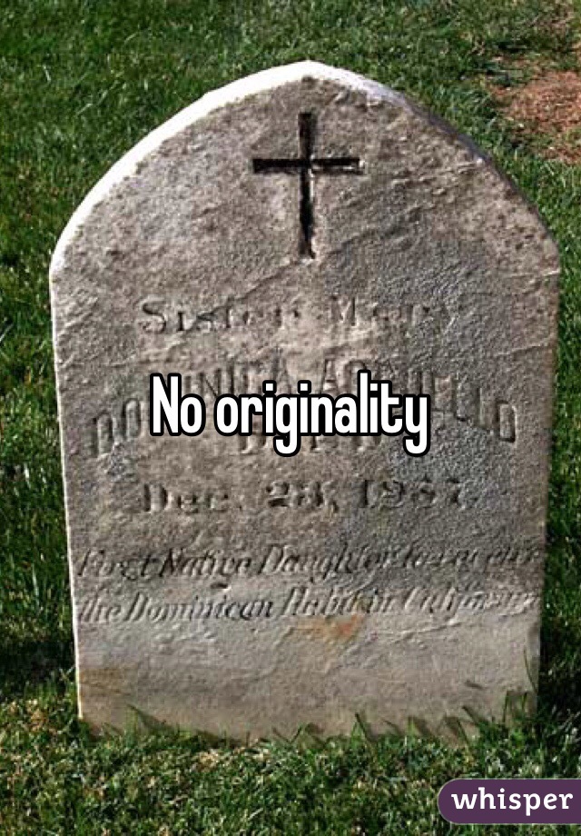 No originality