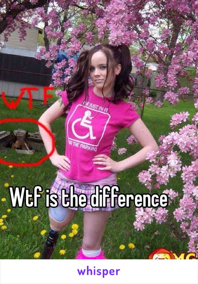 Wtf is the difference 