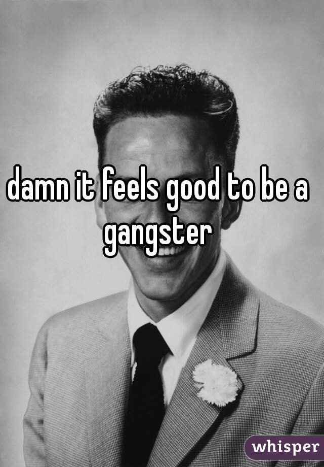 Damn It Feels Good To Be A Gangster 