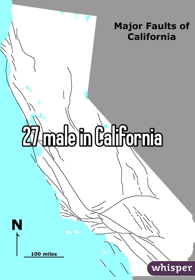 27 male in California