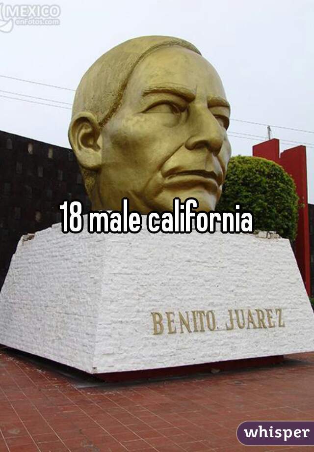 18 male california