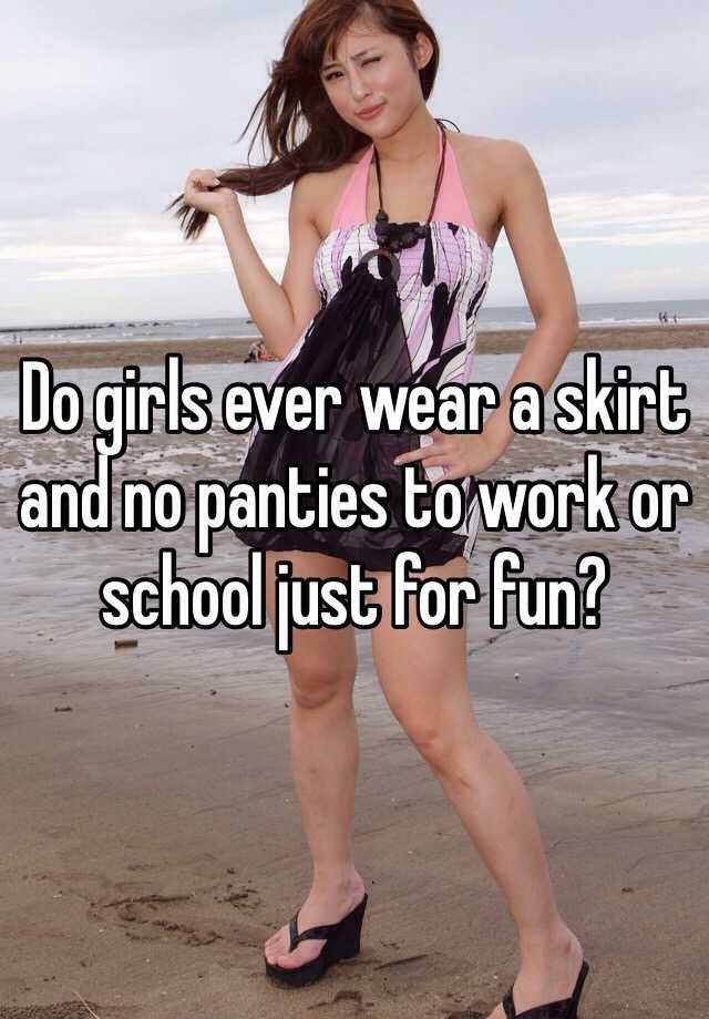 Teen Skirt No Panties