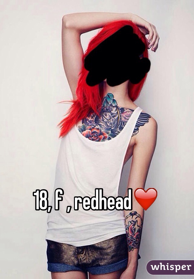 18, f , redhead❤️