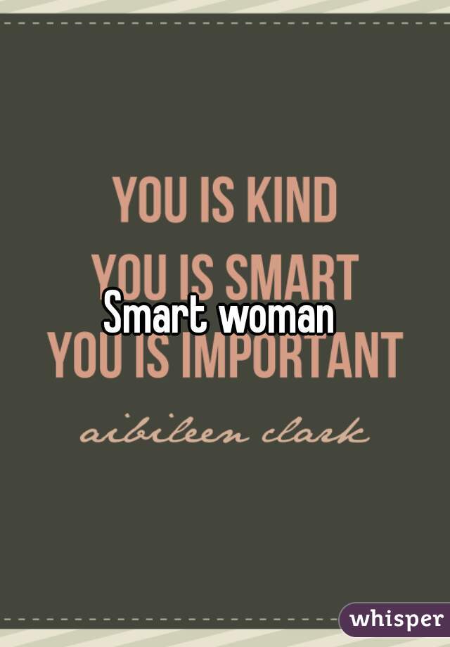 Smart woman 