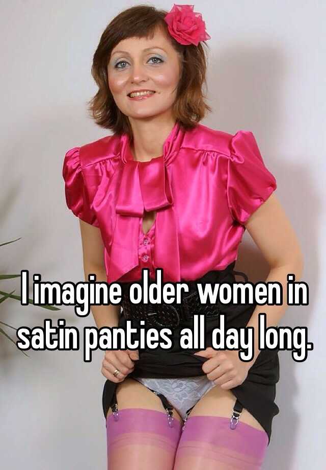 Someone from posted a whisper, which reads "I imagine older women in s...