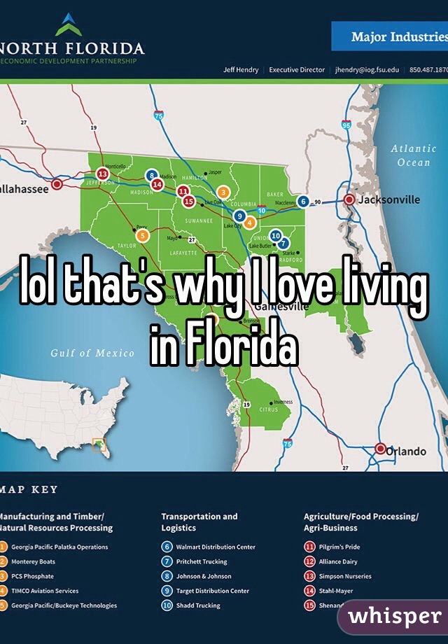 lol that's why I love living in Florida 