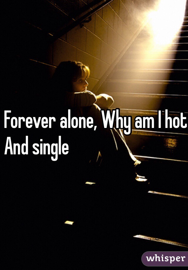        Forever alone, Why am I hot
And single